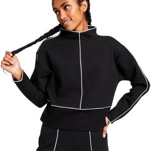 Victor Glemaud xTarget Cropped Pullover Sweatshirt black NEW